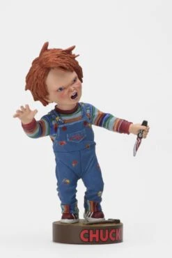 Deluxe Head Knocker: Child's Play Chucky With Knife -Spiderman Hanging Store 04711 Chucky with Knife Head Knocker 28627.1603474335