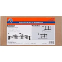 Extra Left & Right Tracks For Ready-to-Play Train Set By Lionel - 2-Piece Set