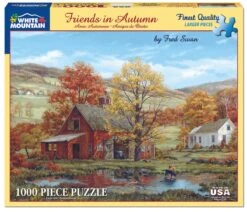 Friends In Autumn 1000pc Puzzle By White Mountain