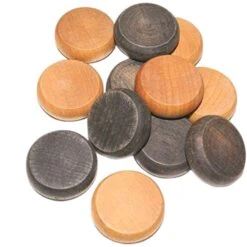 Wooden Crokinole Button Discs - 30-Piece Set -Spiderman Hanging Store 30 PCS Wooden Crokinole Discs OOP 14289.1711114205