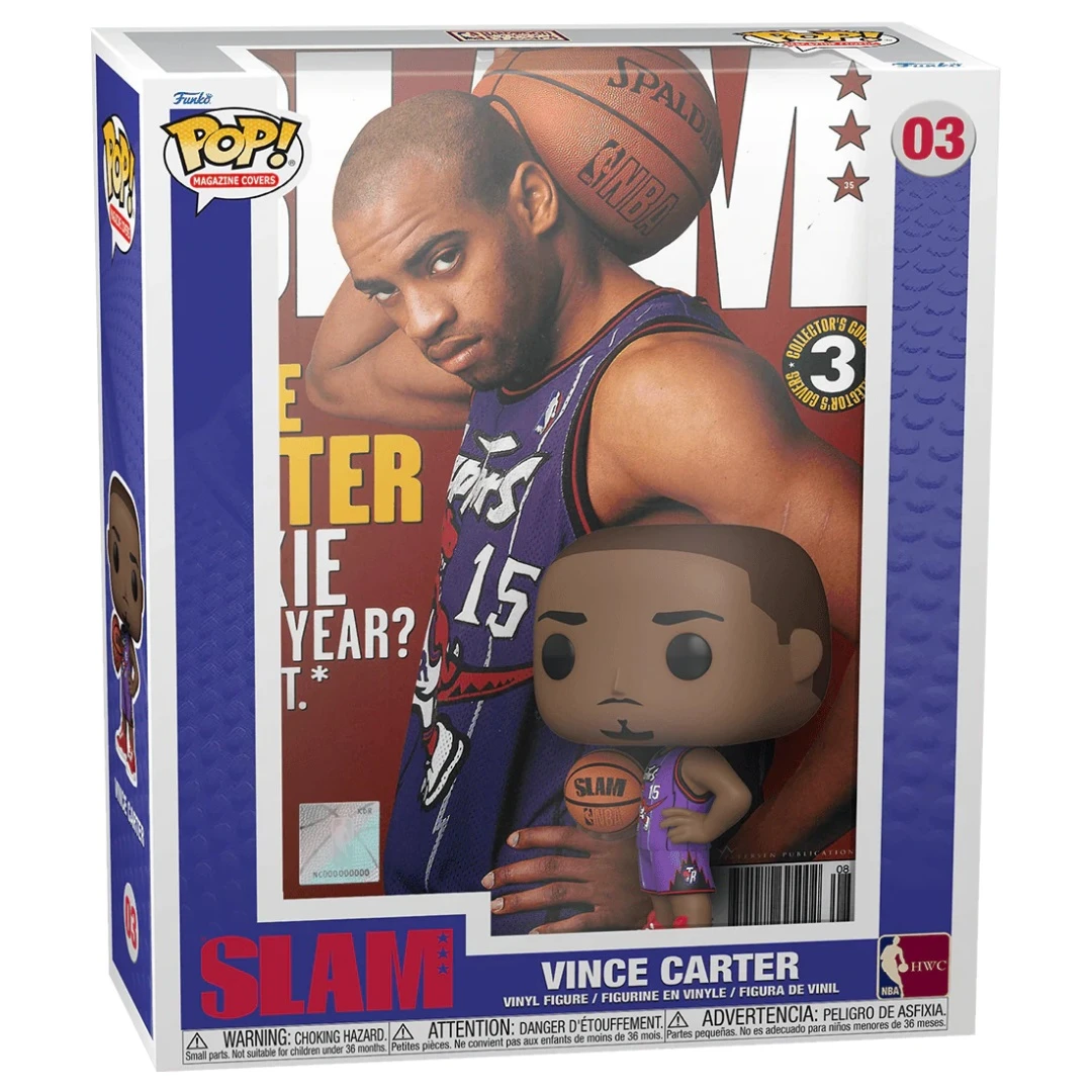 Pop! NBA Cover: Toronto Raptors - Vince Carter SLAM Cover 3 Pop! NBA Cover: Toronto Raptors - Vince Carter SLAM Cover