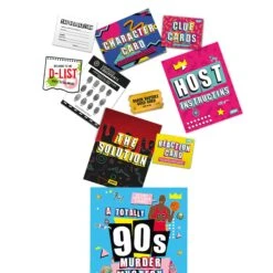 A 90s Murder Mystery Game -Spiderman Hanging Store 90s Murder Mystery Game Contents 43825.1648091995