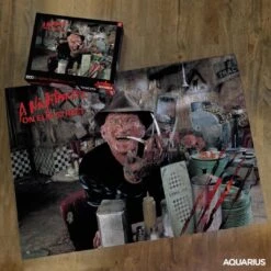 Nightmare On Elm Street 1000 Piece Puzzle By Aquarius -Spiderman Hanging Store A Nightmare On Elm Street 1000 Piece Puzzle Lifestyle Shot 65397 71642.1658409958
