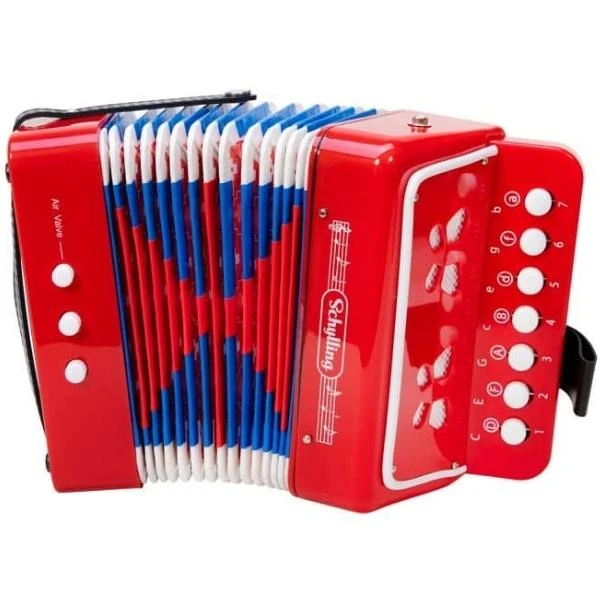 Kids Little Red Accordion 3 Kids Little Red Accordion