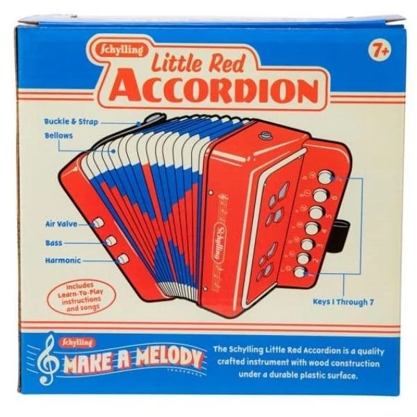 Kids Little Red Accordion 9 Kids Little Red Accordion - Image 7