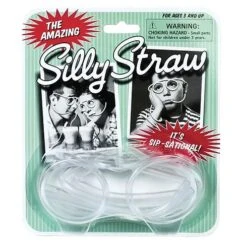 The Amazing Silly Straw Drinking Glasses