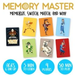 Avatar The Last Airbender Memory Master Card Game -Spiderman Hanging Store Avatar The Last Airbender Memory Master Card Game Contents View 96232 18281.1661370938