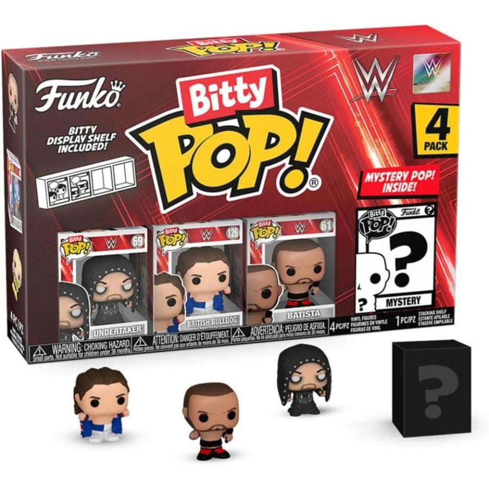 Bitty Pop! : WWE 4-Figure Pack - Random Style 5 Bitty Pop! : WWE 4-Figure Pack - Random Style - Image 3
