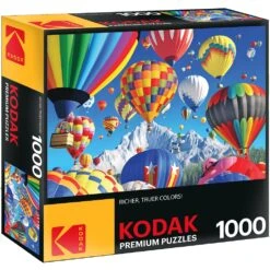 Balloons Over The Mountains Kodak Premium 1000 Piece Puzzle