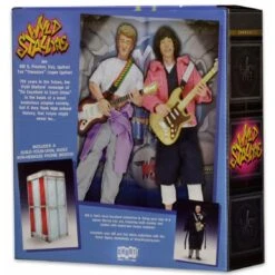Bill And Ted's Excellent Adventure 8" Retro Clothed Action Figure 2-Pack -Spiderman Hanging Store Bill and Ted Action Figures Box Back 49116.1604639508