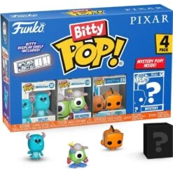 Bitty Pop!: Pixar 4-Figure Pack - Random Style