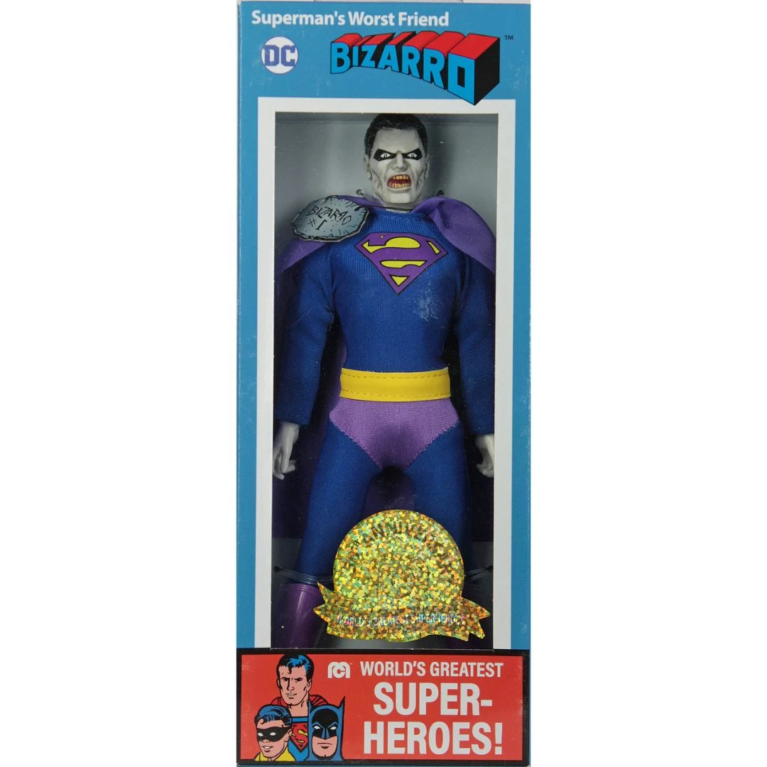 DC COMICS Bizarro Superman - World's Greatest Super-Heroes 50th Anniversary 8-Inch Action Figure By Mego