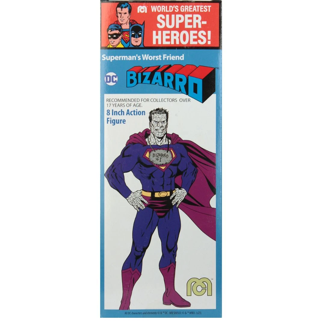DC COMICS Bizarro Superman - World's Greatest Super-Heroes 50th Anniversary 8-Inch Action Figure By Mego - Image 3