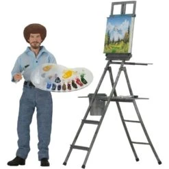 Bob Ross 8-Inch Clothed Figure By NECA