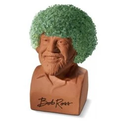 Chia Pet: The Joy Of Painting's Bob Ross -Spiderman Hanging Store Bob Ross Chia Pet3 77818.1605556518