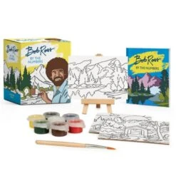 Bob Ross Paint By Numbers Mini Kit