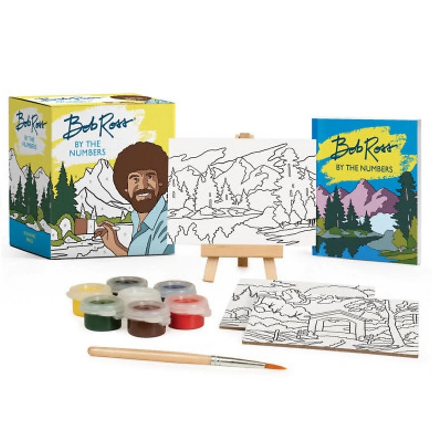 Bob Ross Paint By Numbers Mini Kit 3 Bob Ross Paint By Numbers Mini Kit