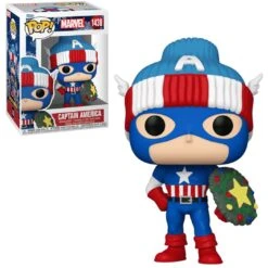Pop! Marvel: Holiday Captain America With Wreathed Shield