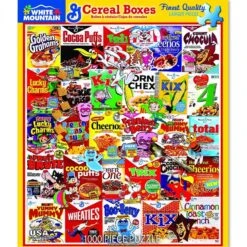 Cereal Boxes 1000pc Jigsaw Puzzle By White Mountain -Spiderman Hanging Store Cereal Boxes White Mountain Canada Jigsaw Puzzle 81334.1619978078