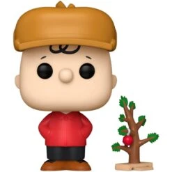 Pop! Holiday: Peanuts Charlie Brown With Tree -Spiderman Hanging Store Charlie Brown with Tree OOP 26879.1737121027