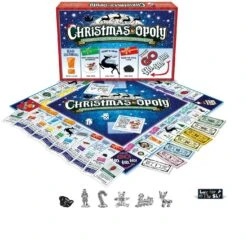 Christmas-Opoly Board Game -Spiderman Hanging Store Christmas opoly Game OM L 5114 pic 2 29701.1634147131