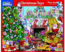 Christmas Toys 1000pc Puzzle By White Mountain 10 Christmas Toys 1000pc Puzzle By White Mountain -Spiderman Hanging Store Christmas Toys 1610pz 1000 Piece Jigsaw Puzzle box 44539.1610929232
