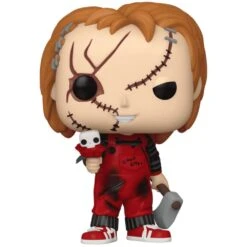 Pop! Movies: Chucky With Flower (Valentine) -Spiderman Hanging Store Chucky with Flower Valentine OOP 89530.1737075445