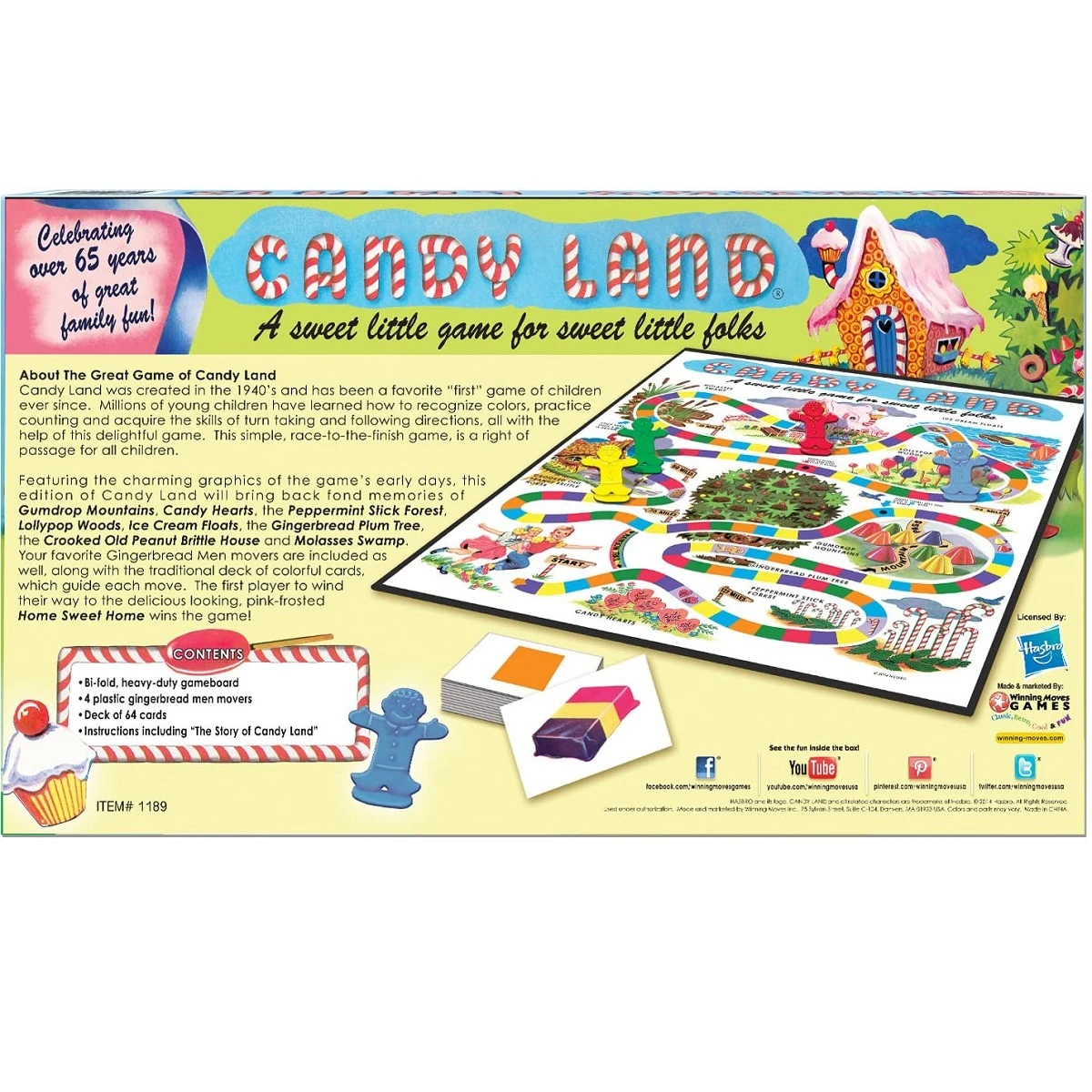 Classic Candy Land Board Game In Retro Box 5 Classic Candy Land Board Game In Retro Box - Image 3
