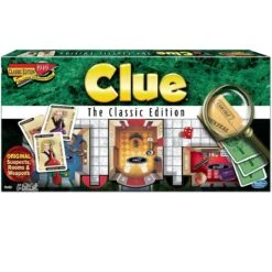 Classic Clue Board Game In Retro Box