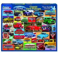 Classic Ford Pickups 1000pc Puzzle By White Mountain