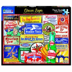 Classic Signs 500 Piece Puzzle By White Mountain