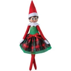 Gifts And Glamour Party Dress - Claus Couture By Elf On The Shelf -Spiderman Hanging Store Claus Couture Gifts and Glamour Party Dress OOP Used 77934.1729091339