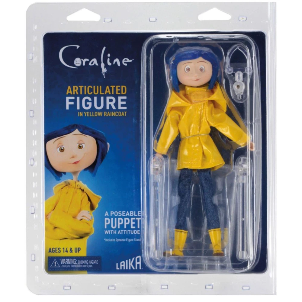 Coraline Articulated Figure With Real Clothes And Stand 3 Coraline Articulated Figure With Real Clothes And Stand