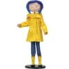 Coraline Raincoat & Boots 7-Inch Bendy Fashion Doll -Spiderman Hanging Store Coraline Raincoats Boots Bendy Doll OOP 03564.1712283375
