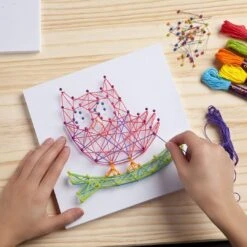 Craft-tastic Owl String Art Kit -Spiderman Hanging Store Craft tastic Owl String Art Kit AW 683 pic 3 45630.1687798768