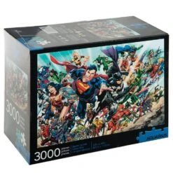 DC Comics Universe 3000 Piece Jigsaw Puzzle By Aquarius