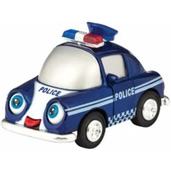 Die-Cast Funny Faces Police Vehicle With Sound And Lights