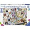 Disney Stamp Album 2000 Pc Puzzle By Ravensburger -Spiderman Hanging Store Disney Stamp Album 2000 Piece Puzzle 60191.1617808939