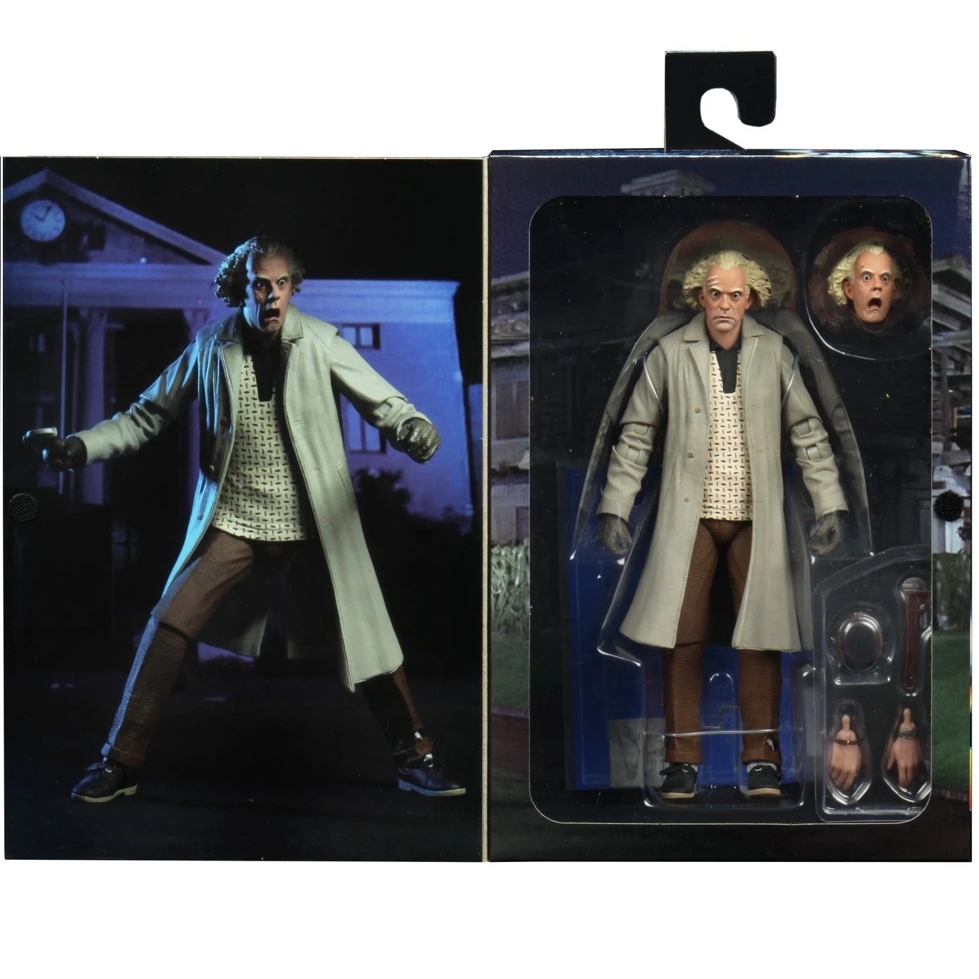 Back To The Future Ultimate Doc Brown Action Figure By NECA 4 Back To The Future Ultimate Doc Brown Action Figure By NECA - Image 2