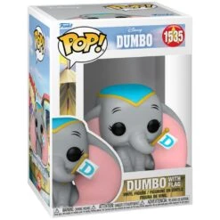 Pop! Disney: Dumbo - Dumbo With Flag -Spiderman Hanging Store Dumbo with Flag In Box 64488.1736532352