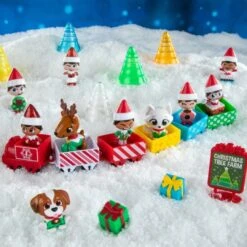 Elf On The Shelf North Pole Advent Train -Spiderman Hanging Store EOTSTRAIN2 Elf on the Shelf North Pole Advent Train pic 2 76264.1666466153