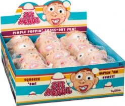 Zit Headz - Totally Gross Squeeze Toy -Spiderman Hanging Store EV TSM7676 Zit Headz box 71924.1604338024