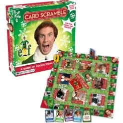 Elf The Movie Card Scramble Board Game