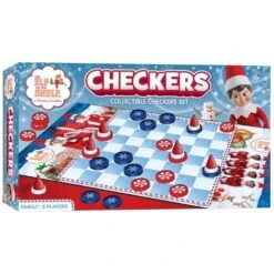 Elf On The Shelf Checkers
