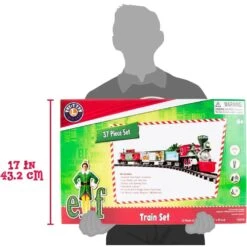Elf Ready-to-Play Train Set By Lionel - 36-Piece Set -Spiderman Hanging Store Elf Ready to Play Train Set 2 40739.1700407893