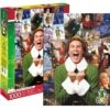 Buddy The Elf Collage 1000 Piece Puzzle -Spiderman Hanging Store Elf the Movie Collage Puzzle 98204.1606257533