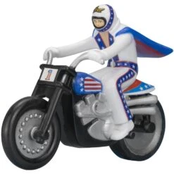 Evel Knievel Mini Stunt Cycle - Rip Cord Racer -Spiderman Hanging Store Evel Knievel Mini Stunt Cycle Rip Cord Racer OOP 04066.1716405715