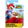 Super Mario 2.5inch Action Figures - Fire Mario -Spiderman Hanging Store Fire Mario 2.5inch figure JAK78276 pic 1 51752.1692979242