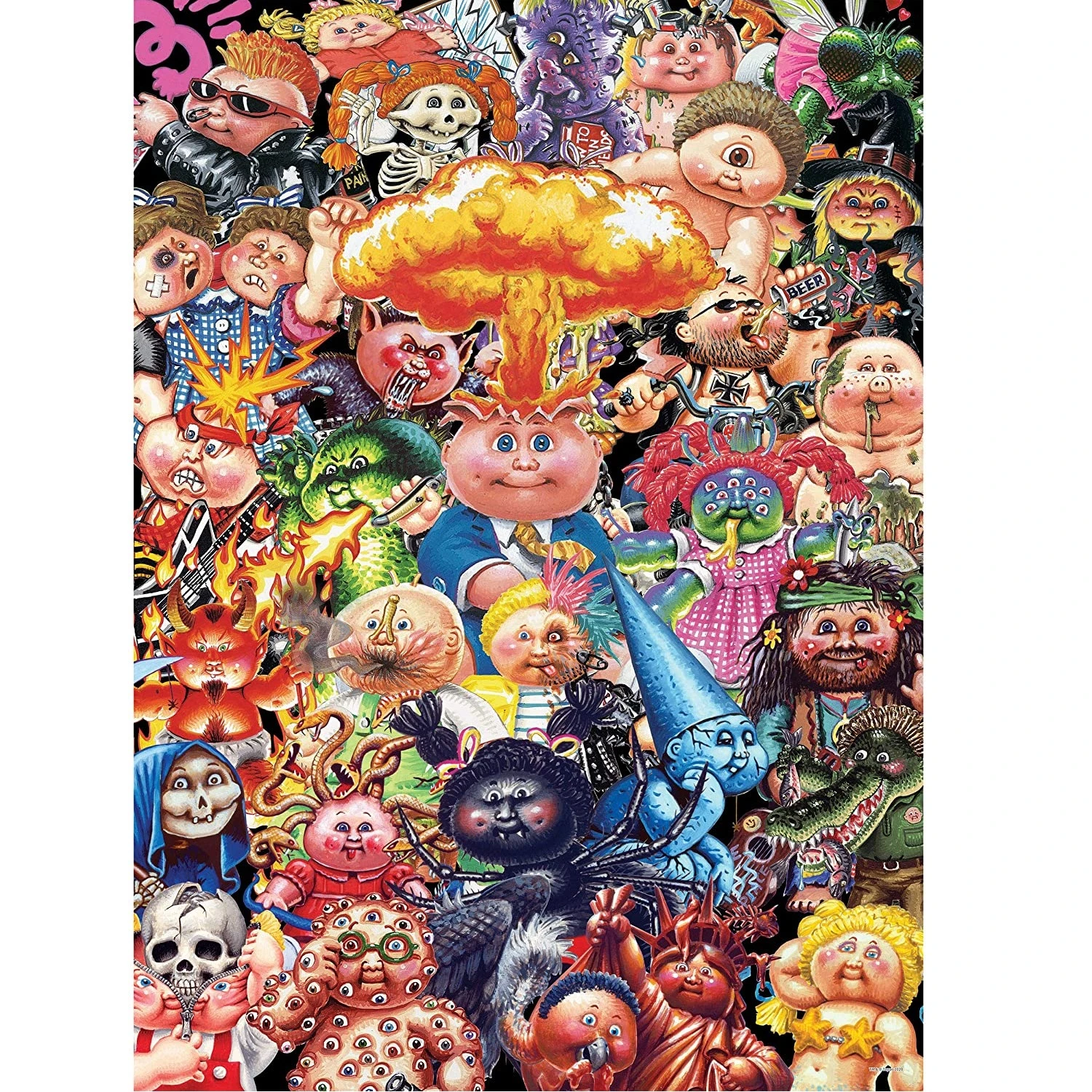 GPK Garbage Pail Kids 1000 Piece Jigsaw Puzzle By USAOPOLY 4 GPK Garbage Pail Kids 1000 Piece Jigsaw Puzzle By USAOPOLY - Image 2