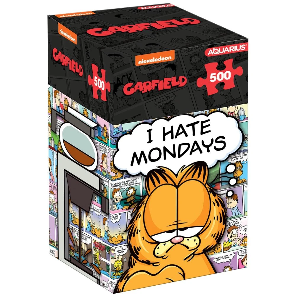 Garfield I Hate Mondays 500pc Puzzle Aquarius 3 Garfield I Hate Mondays 500pc Puzzle Aquarius